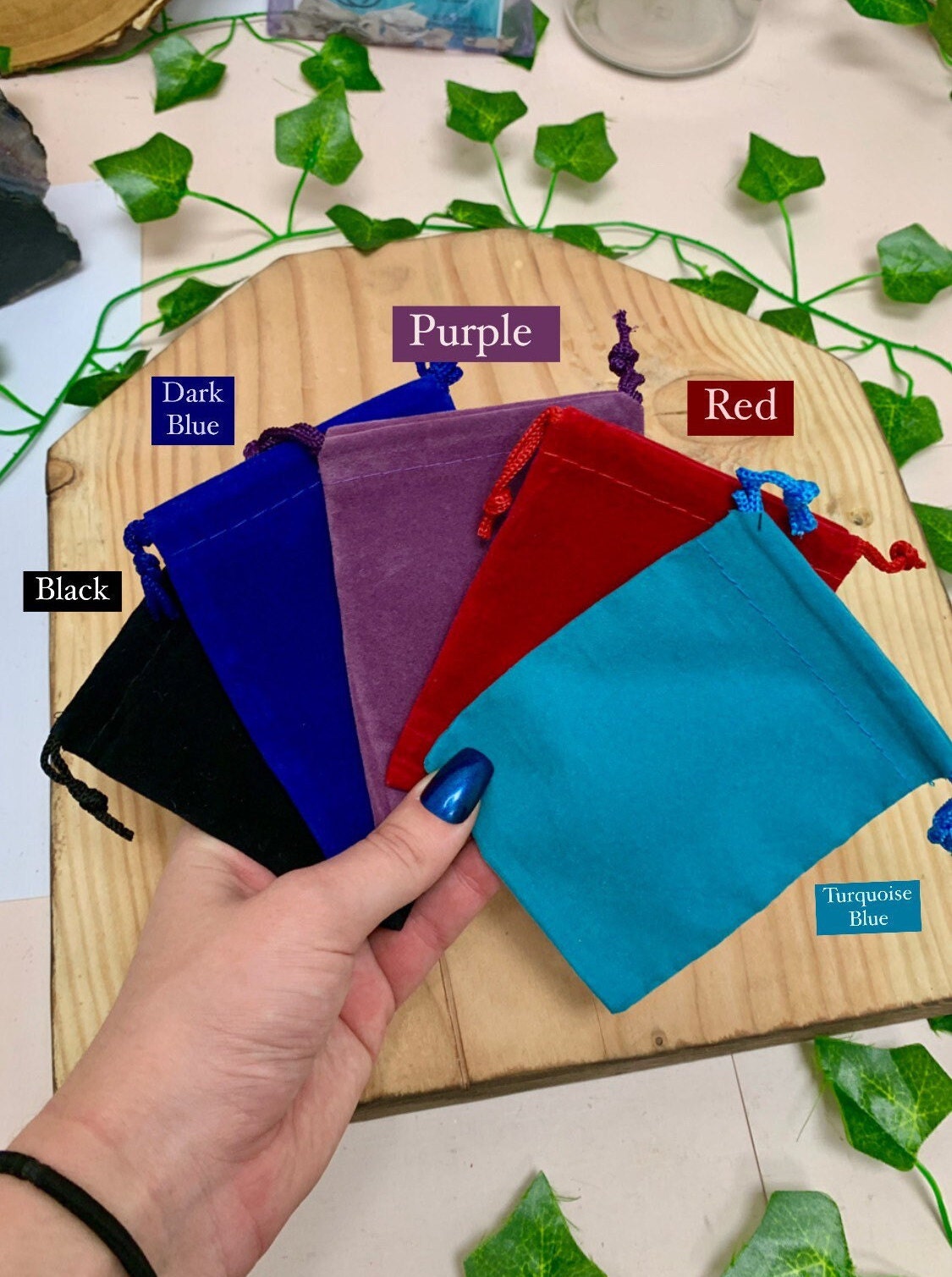 100 Pcs Soft Velvet Jewelry Bags, Personalized Jewelry Pouches