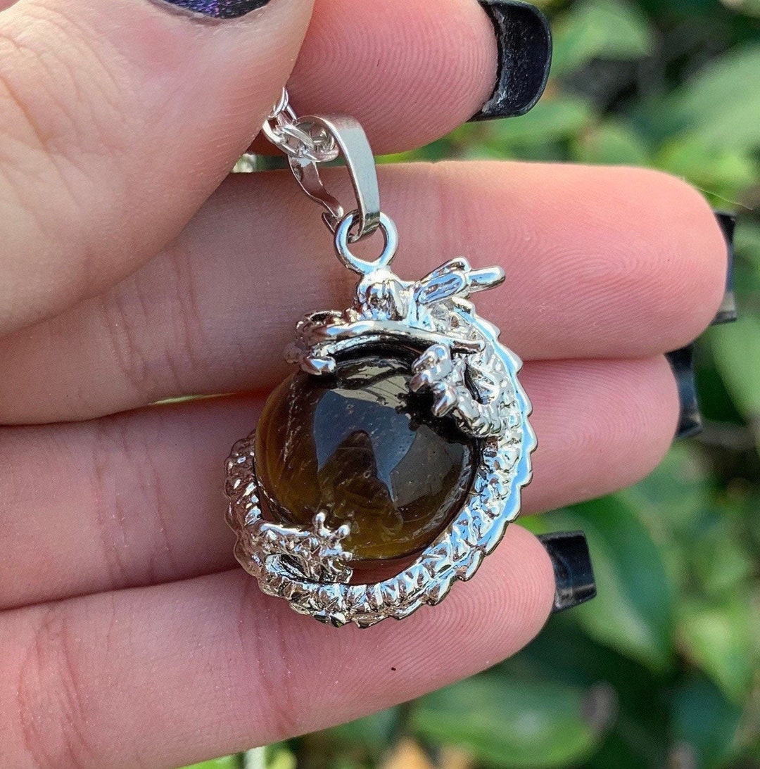 Tigers Eye Dragon Wrap Necklace, Dragon Pendant, Sacral Chakra, Strength Stone, Mens Necklace, Womens Necklace, Talisman, Spirit Animal - Etsy Tigers Eye Dragon Wrap Necklace, Dragon Pendant, Sacral Chakra, Strength Stone, Mens Necklace, Womens Necklace, Talisman, Spirit Animal - Etsy