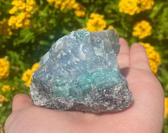 One Rough Emerald Chunk, Raw Emerald Piece, Natural Emerald Specimen, Rough Emerald Rock, May Birthstone, Heart Chakra, Green Stone, Growth