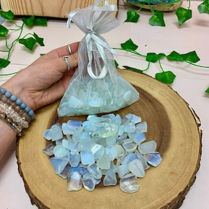 Opalite Confetti Mix, Witches Scoop, Magical Mix, Fairy Crystal Bag, Happiness Mix, Opalite Tumbled Stones, Crown Chakra, Manifestation