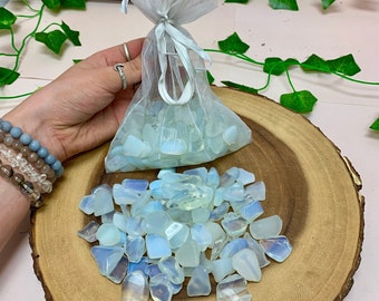 Opalite Confetti Mix, Witches Scoop, Magical Mix, Fairy Crystal Bag, Happiness Mix, Opalite Tumbled Stones, Crown Chakra, Manifestation