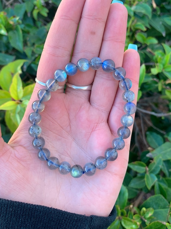 Iolite & Labradorite Bracelet | Crystal Jewellery | House of Aloha