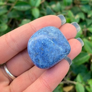 One Dumortierite Tumbled Stone, Peruvian Dumortierite  Stone, Dumortierite Crystal, Blue Crystal,