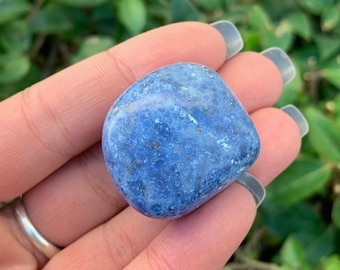 One Dumortierite Tumbled Stone, Peruvian Dumortierite  Stone, Dumortierite Crystal, Blue Crystal,