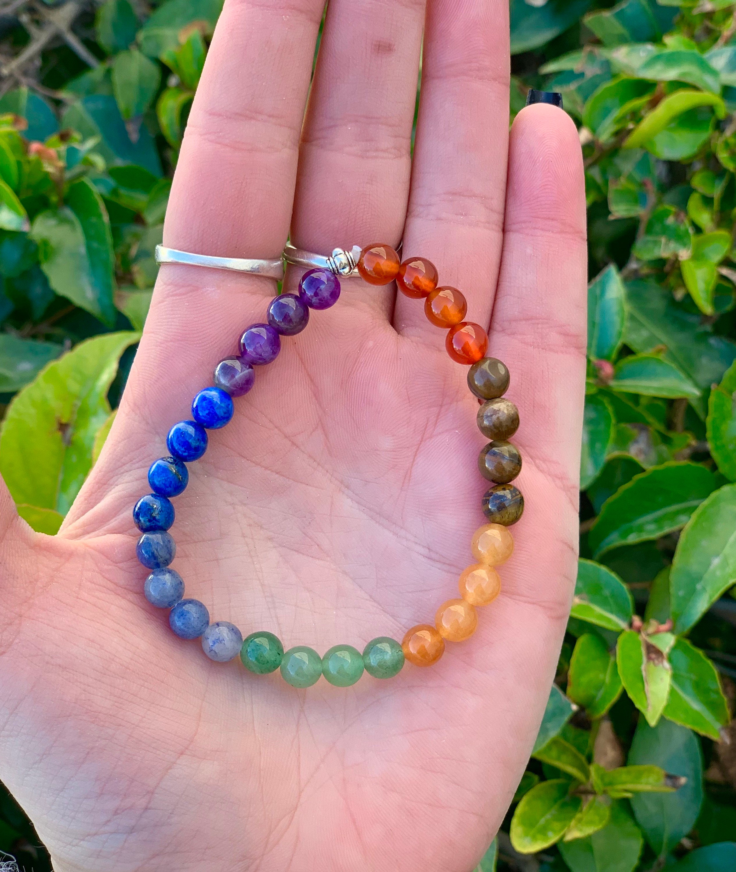 Handmade Multicolor Chakra Nomination Bracelet And Charms With Natural  Stone Tube Beads And Leather Bangle Charms Perfect Wristband Jewelry Gift  280D From Mwxyy, $37.41