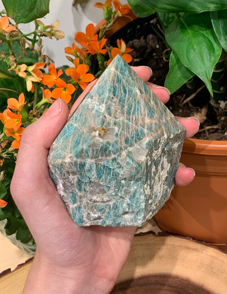 Amazonite Polished Point Amazonite Stone Amazonite Point | Etsy