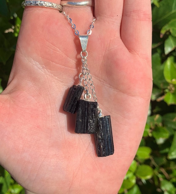 Natural Black Tourmaline Necklace – Sacred Light Soundbaths and Crystals