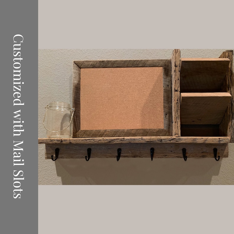 Kitchen Commandorganizer Cork Board Organizer Custom Your Etsy