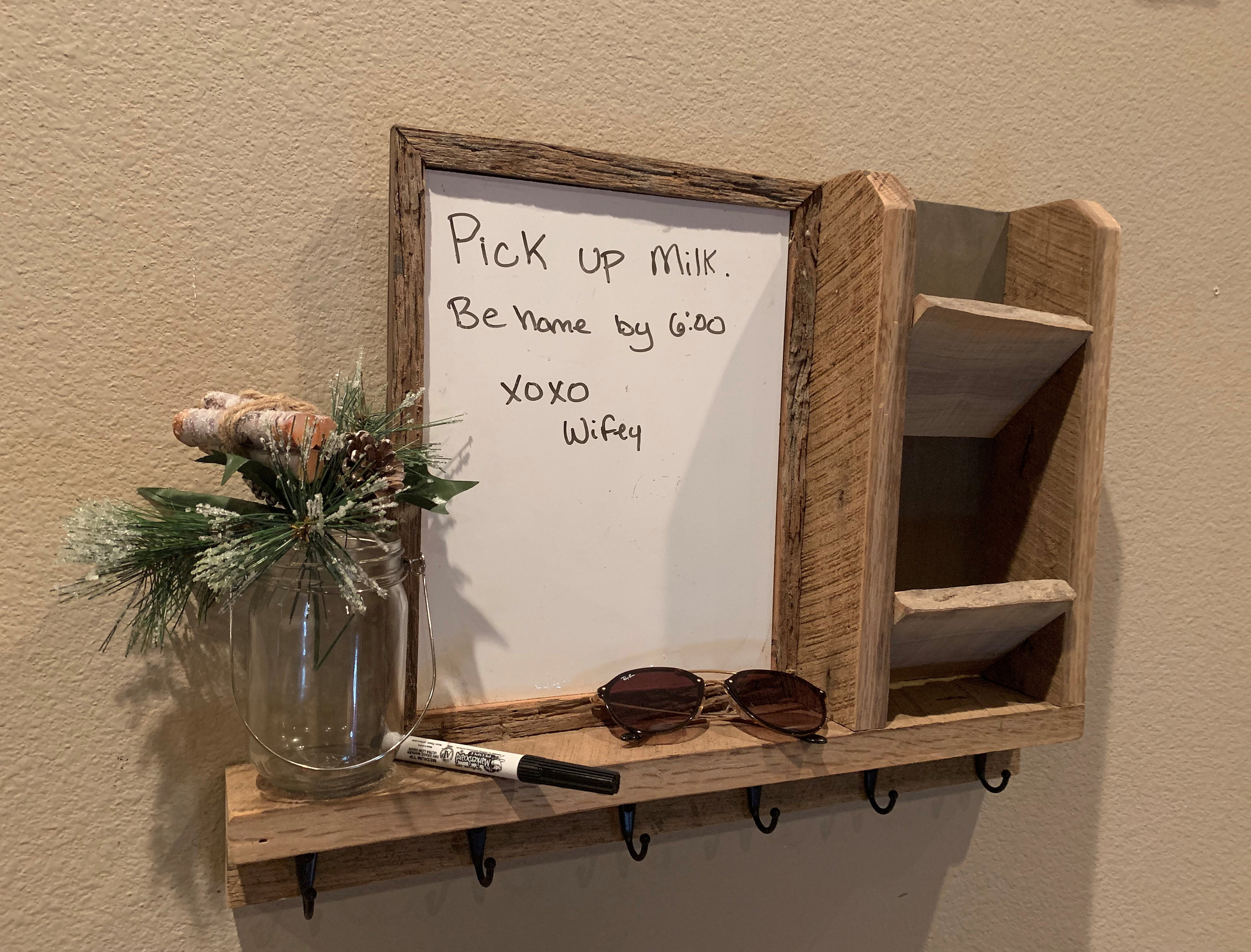 Kitchen Organizer, Dry Erase Board, Bulletin Board, Mail Holder, Office