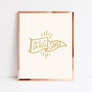 Jésus sauve l’impression