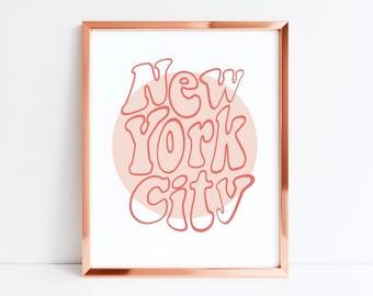 New York, New York City Print