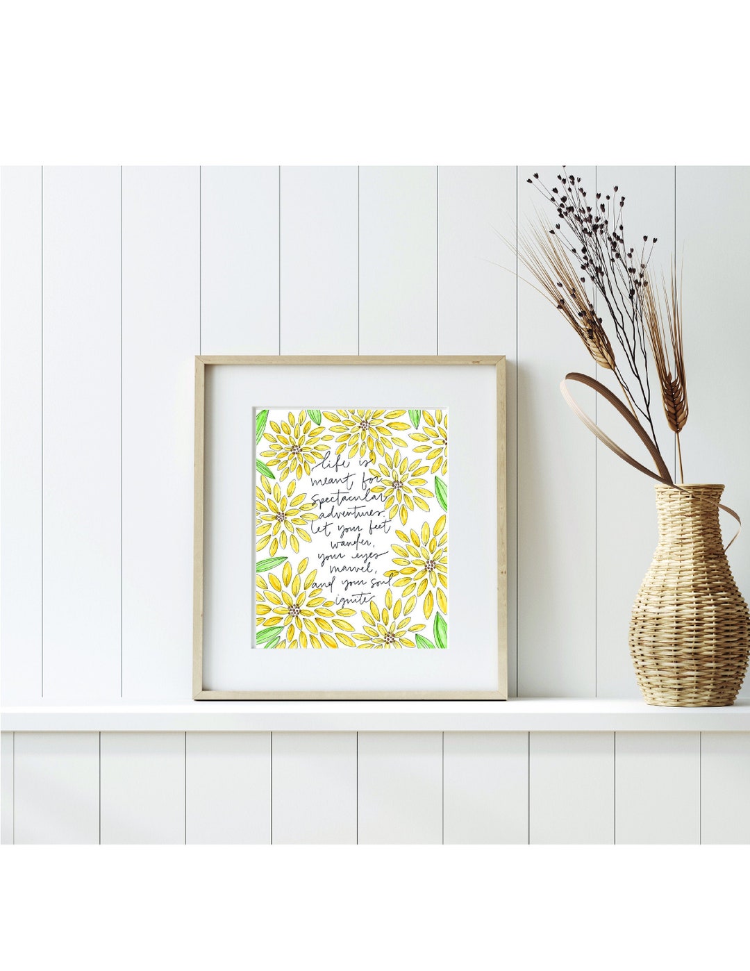 Sunflower Quote Print - Etsy