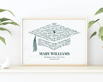 Michigan State - Customizable (unframed, 8x10 inches)