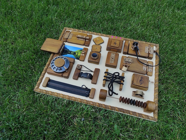 Dementia Activity Board Sensory Board for Adults Senior Busy Etsy