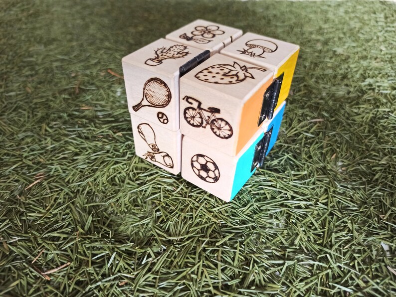 Magic Block Fidget infinity cube Stress relief Endless Etsy