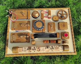 DIY Montessori Busy Board Parts: Sensory Activity Board Kit