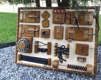 Dementia Activity Board: Sensory Latch Board for Alzheimer's Patients