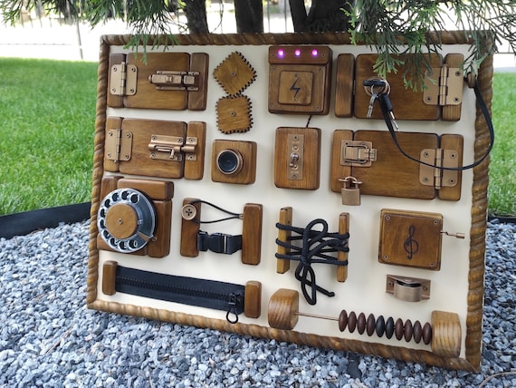 Dementia Activity Board: Sensory Latch Board for Alzheimer's Patients