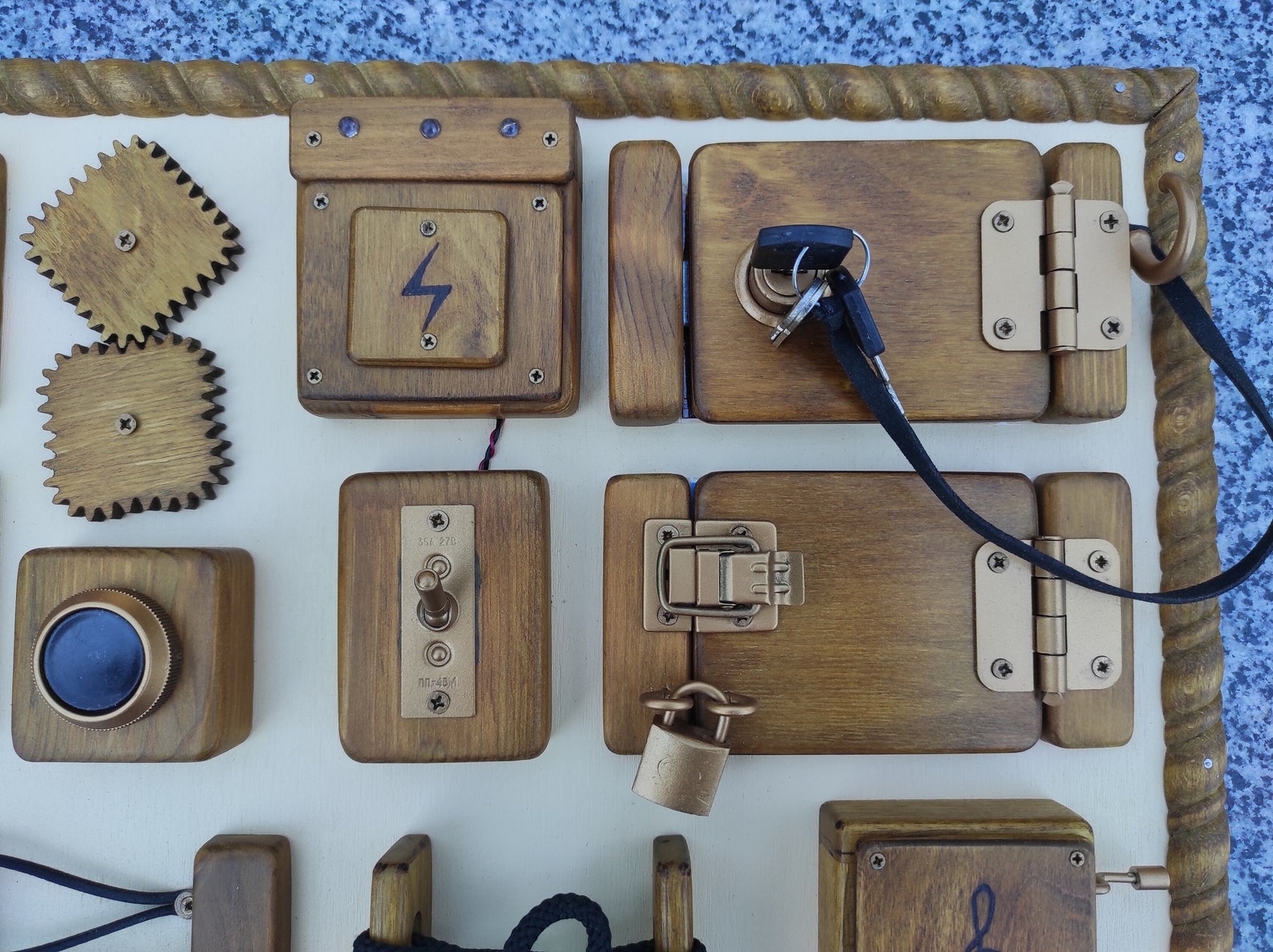 Dementia Activity Board, Sensory Board for Adults, Senior Busy Board