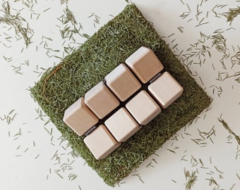 Cubo infinito de madera: juguete antiestrés personalizado para concentrarse