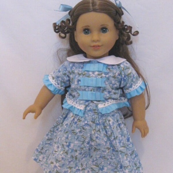 Blue Skirt Set for 18" Dolls