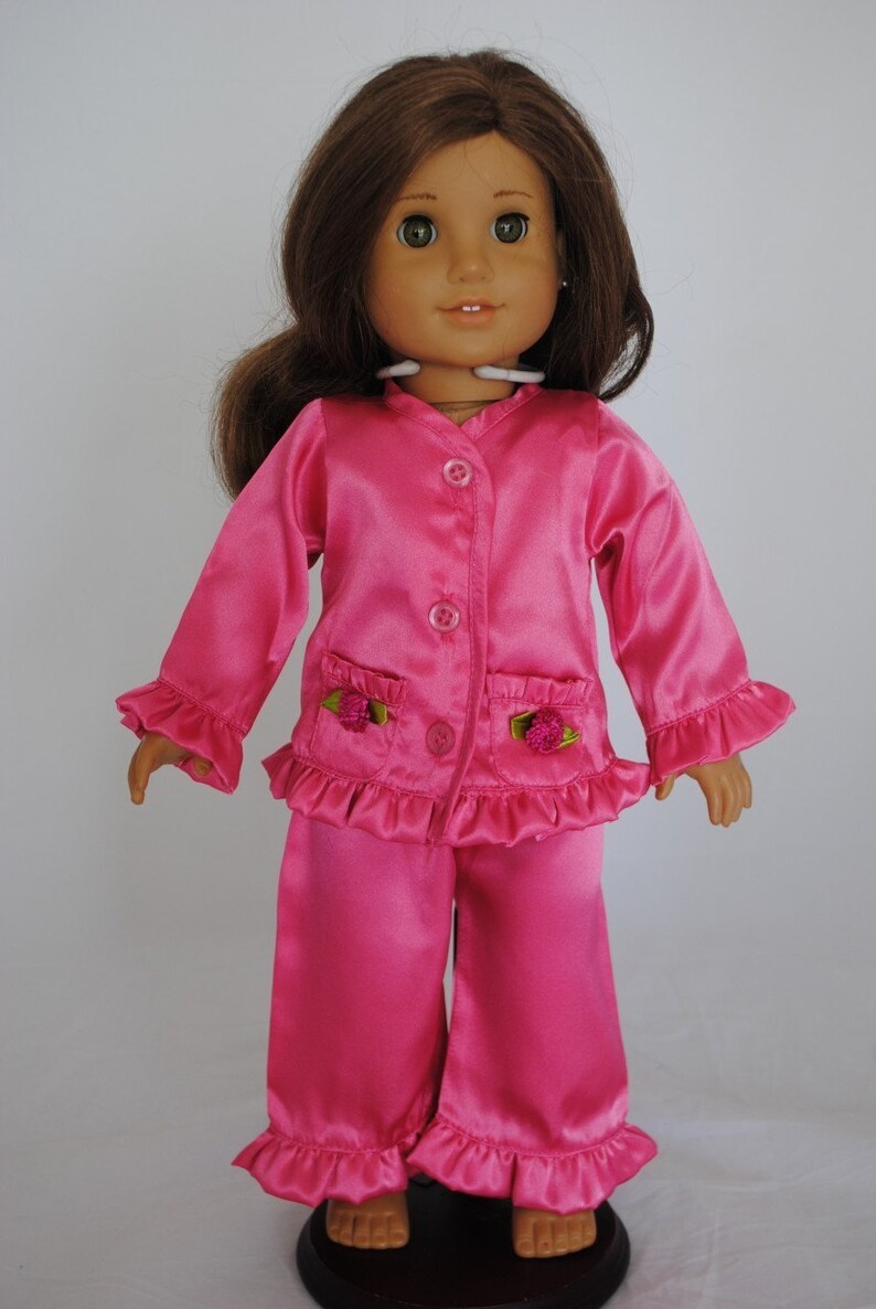 Satin Doll Pajamas Set for American Girl Dolls and Other 18 Etsy