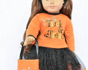 Trick or Treat Halloween For 18 Inch Dolls