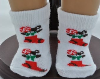 Christmas White Stockings Socks