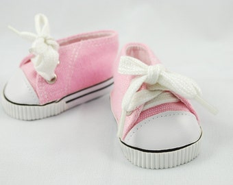 Pink Tennis Shoes for 18 Inch Dolls