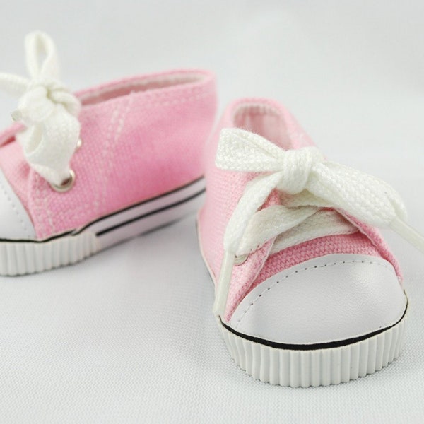 Pink Tennis Shoes for 18 Inch Dolls