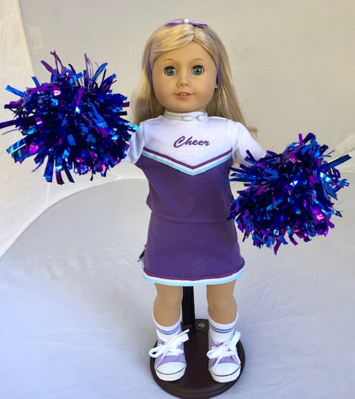 Purple Cheerleader Set for 18 Inch Dolls Including the Etsy