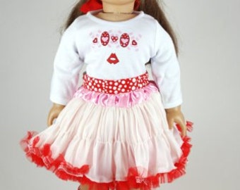 Funky Skirt Set for 18 Inch Dolls