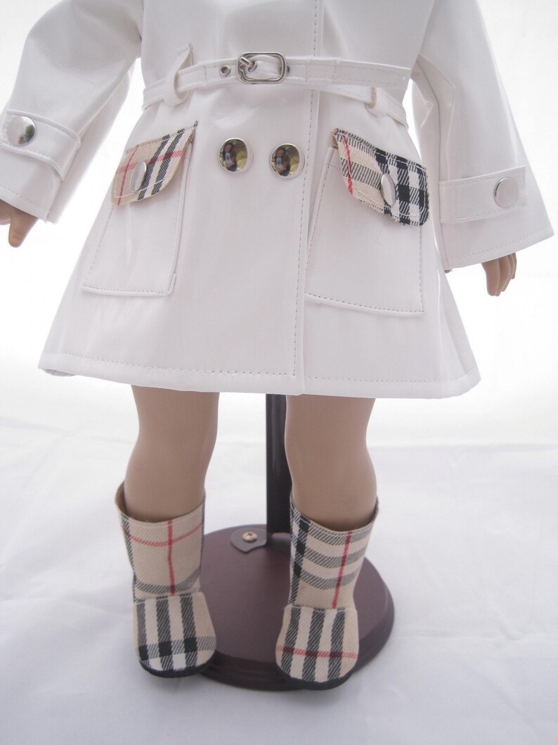 Red Designer Rain Coat and Matching Boots for American Girl Etsy