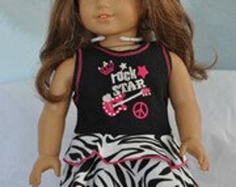 Rock Star Dress for 18 Inch Dolls