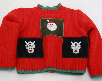 Christmas Sweater for 18 inch Dolls