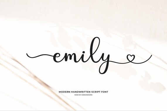 Emily - Lovely Font