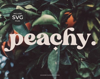 Blanch Sage - Boho Font, Farmhouse Font, Wedding Font, Logo Font, Canva Font, Groovy Font, Cricut Font, Boho Font, Procreate Font