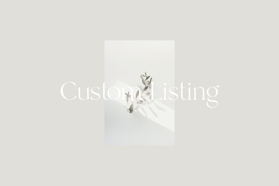 Custom Listing - Extended License