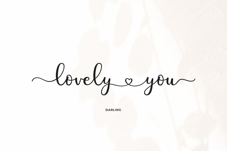 Emily Script Font: Elegant Calligraphy, Wedding & Cricut Font - Etsy
