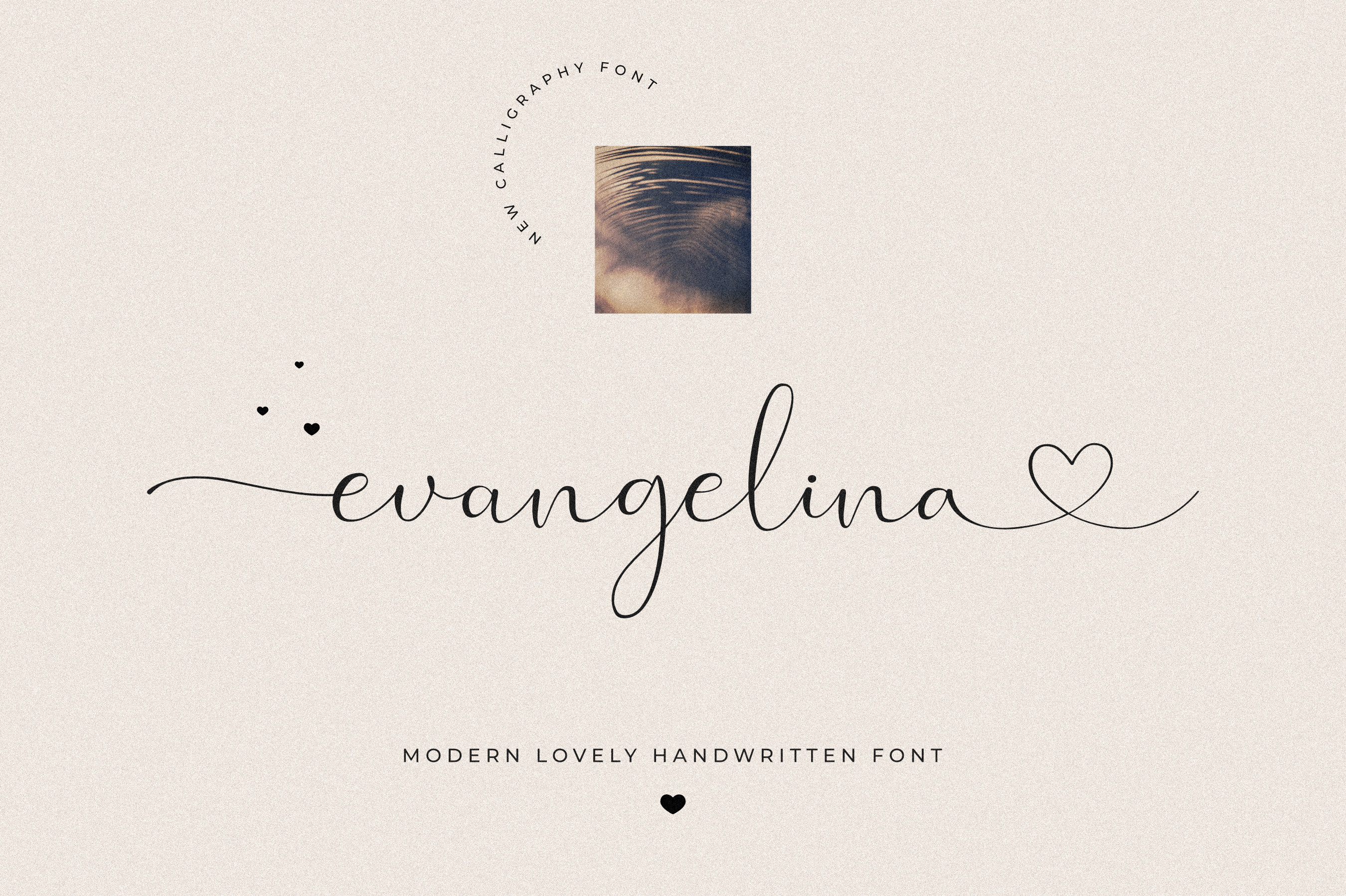 Evangelina - Lovely Font, Calligraphy font, Handwritten Font, Feminine Font, Cricut Font Script Font, Wedding font, Modern font, Canva Font