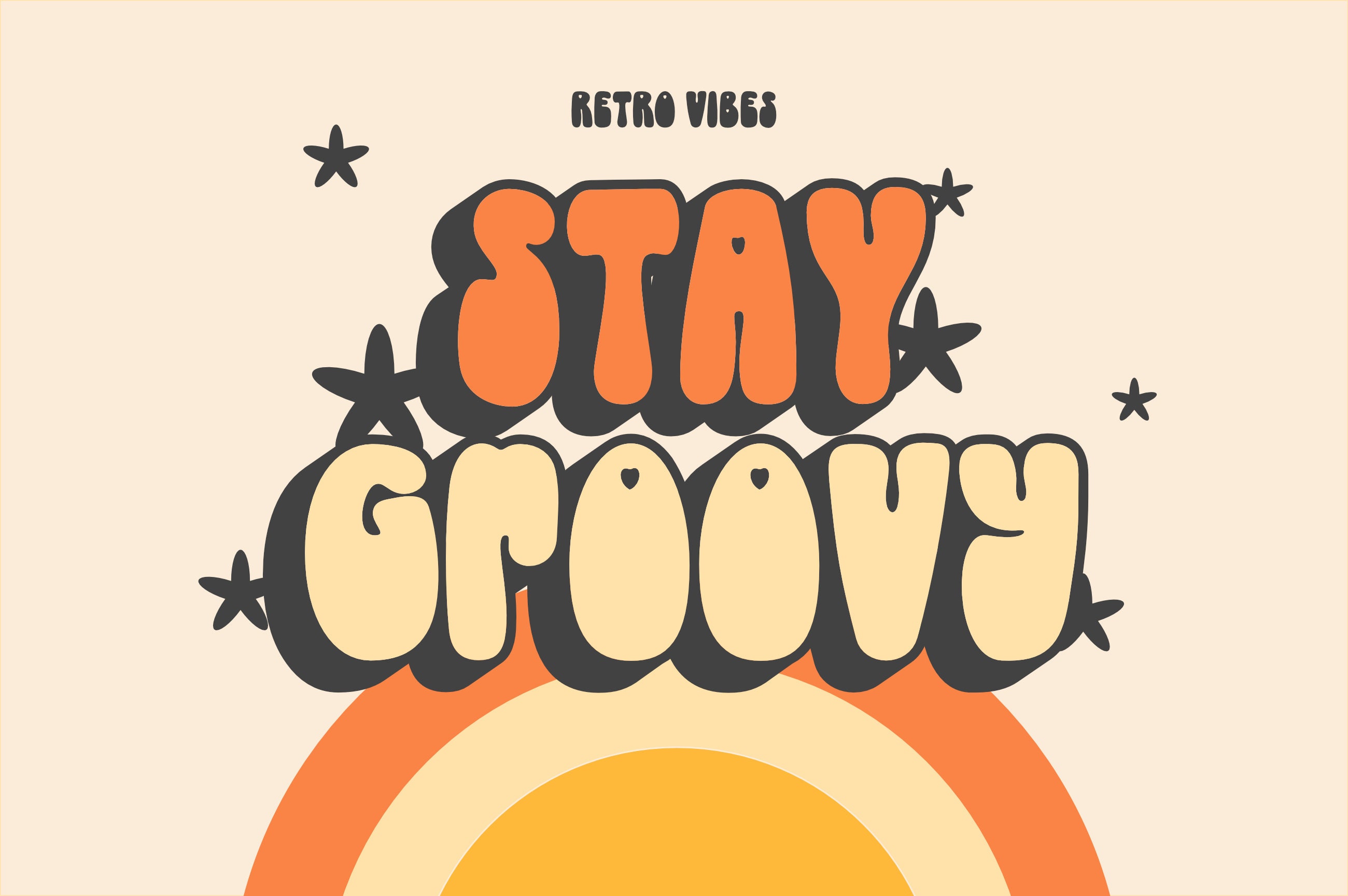 Retro Vibes Groovy Font