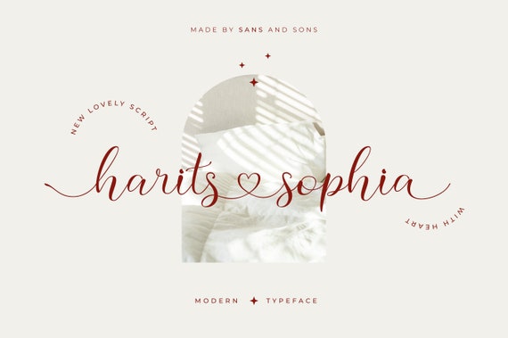 Harits Sophia - Lovely Font