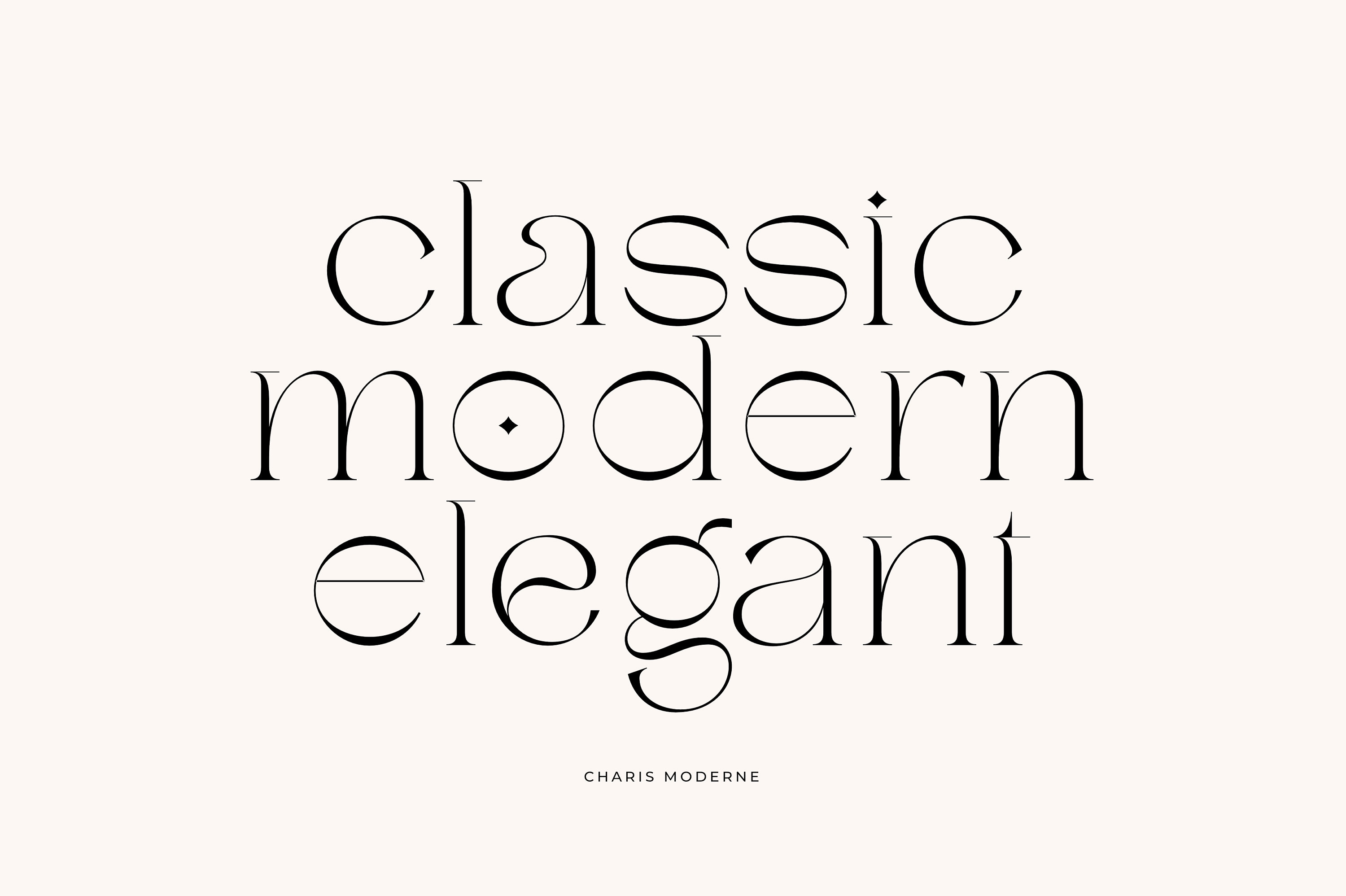 Charis Moderne - Elegant Font