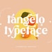 Tangelo - Retro Font, Groovy Font, Modern Font, Boho Font, Branding Font, Wedding Font, Cricut Font, Farmhouse Font, Modern Font