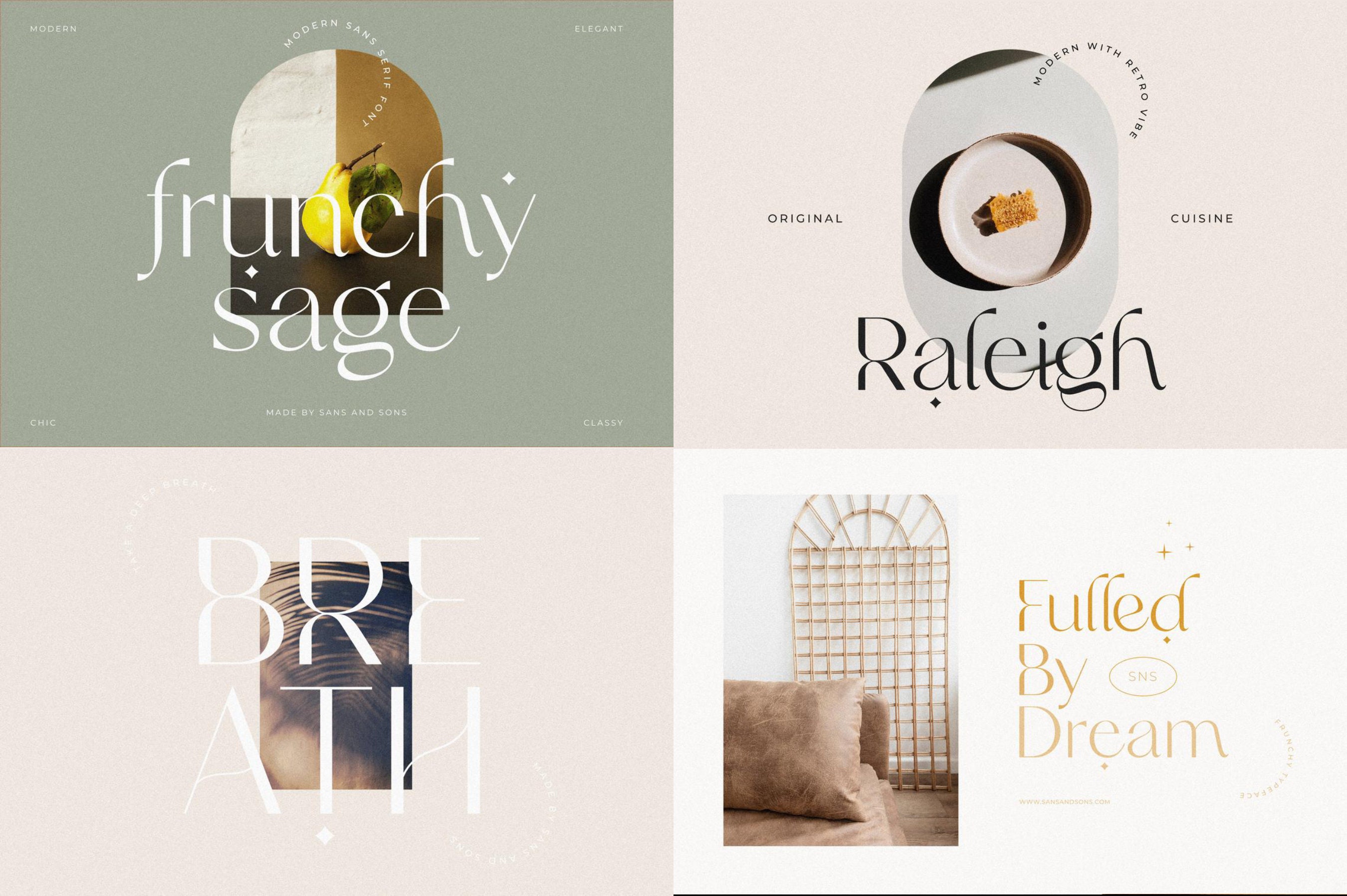 Modern Font Bundle Vol. 3 Cricut Font Procreate Font Canva Etsy