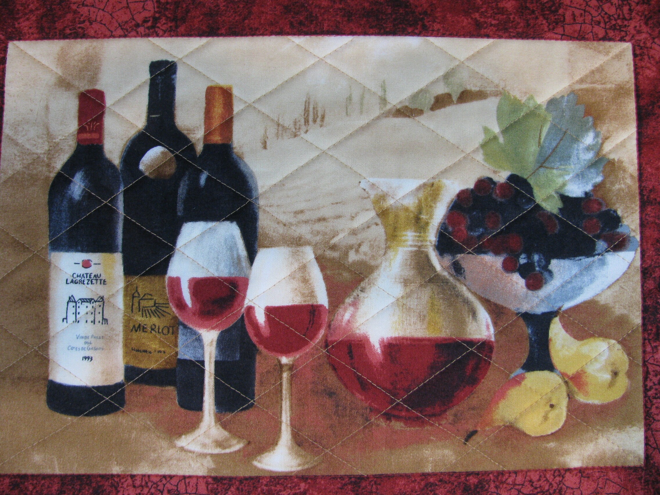 Wine Glass Placemats - Etsy