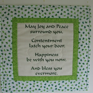 Irish Blessing Wall Hanging