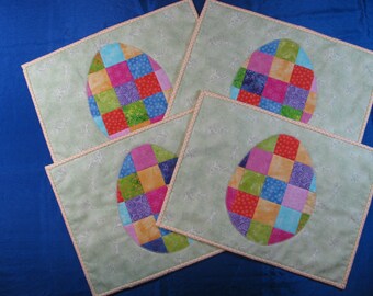 Easter Egg Patchwork Placemats