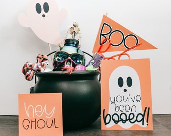 Je bent uitgejouwd printables-oranje | Halloween-activiteit | Halloween-afdrukbaar