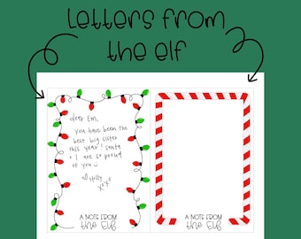 Letters From The Elf | Winter Activity | Kids Activity | Christmas Activity | Kids Worksheets